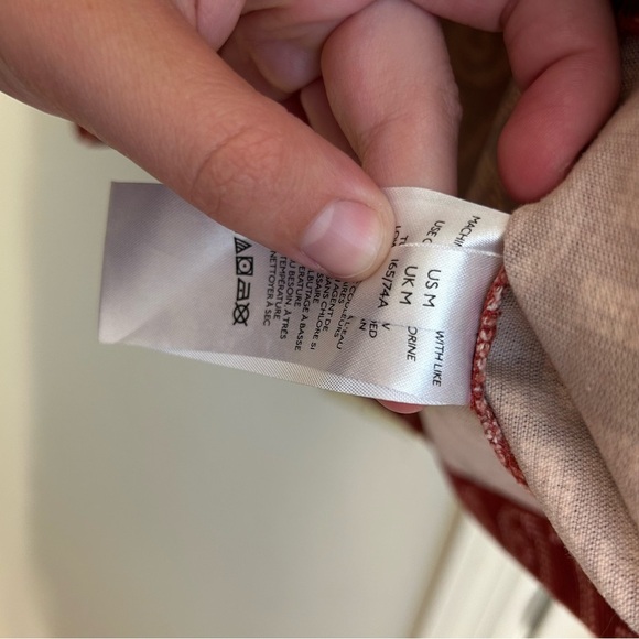 Urban Outfitters Gianna Love Red Curduroy Mini Skirt Size Medium - Picture 6 of 8